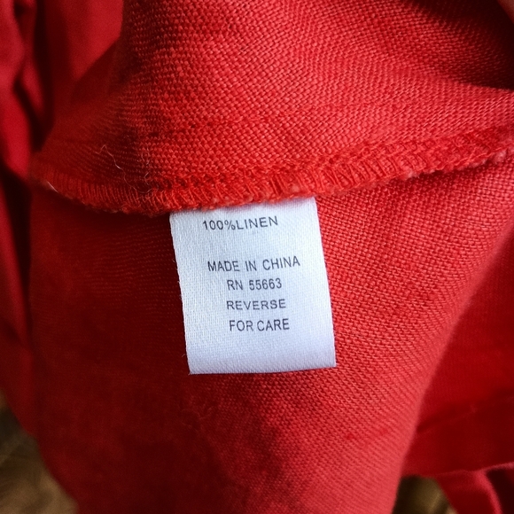 For Cynthia Womens 100% Linen Jacket Size Small Button Up Hooded Asymmetric - Picture 3 of 6